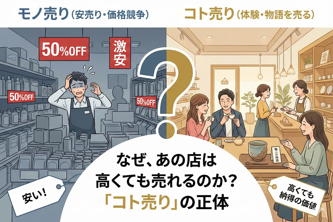 なぜ、あの店は高くても売れるのか？「コト売り」の正体