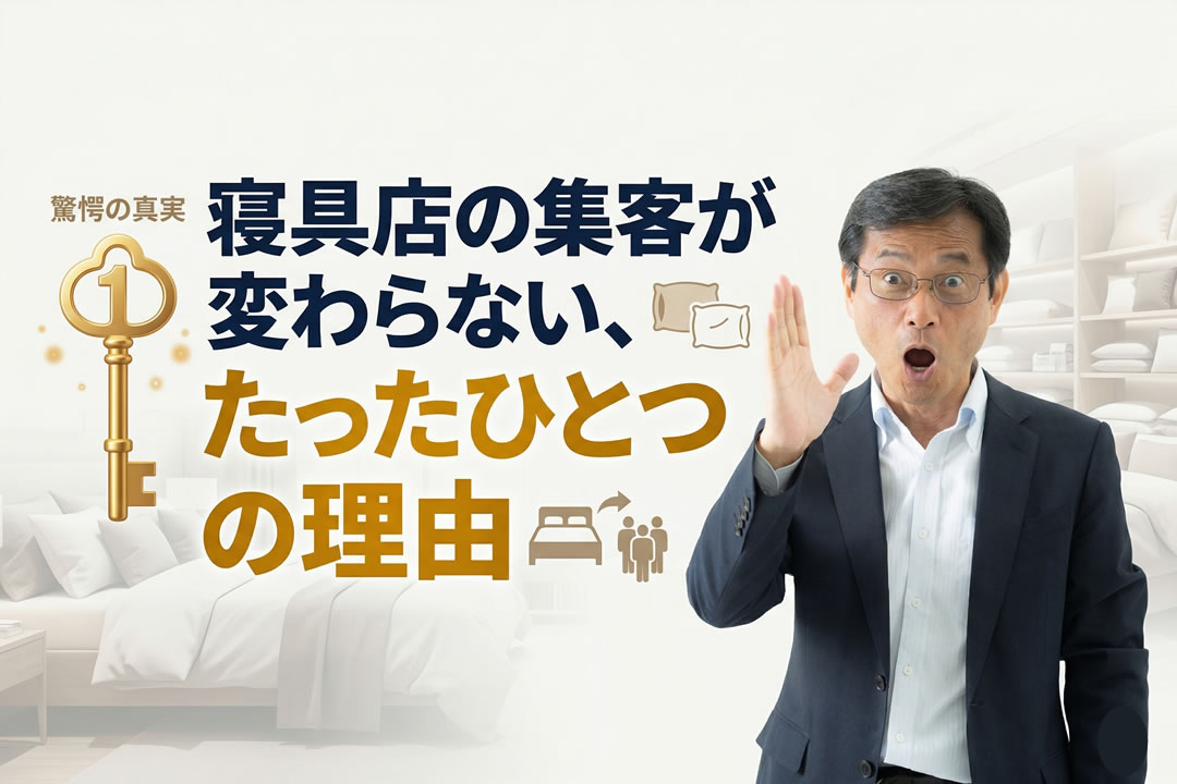 寝具店の集客が変わらない、たったひとつの理由